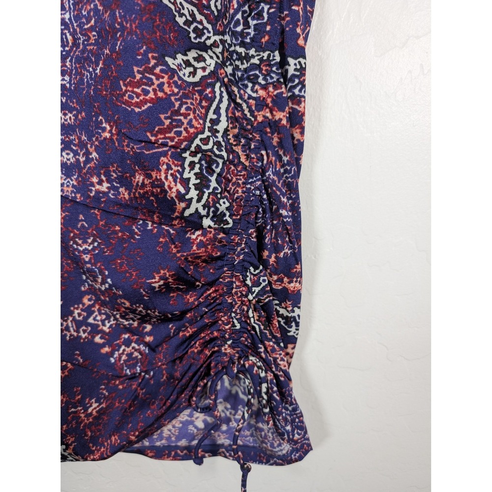 Athleta Tank Top‎ Womens Small Ruched Side Sleeveless Activewear Shirt - Picture 2 of 13